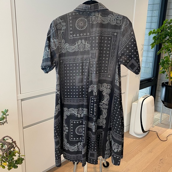 Current/Elliott Multi Pattern Button Down Dress - Picture 4 of 4